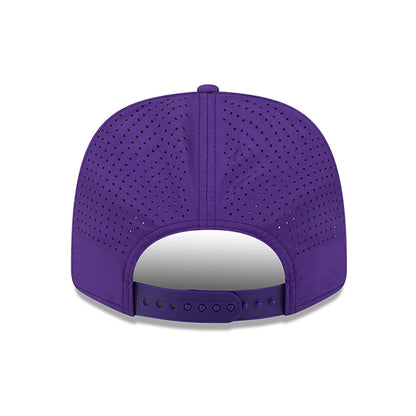 This is a LA Lakers AC Performance Purple 9SEVENTY Stretch Snap Adjustable Cap 5