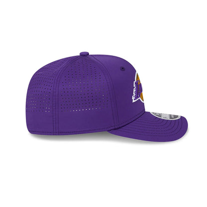 This is a LA Lakers AC Performance Purple 9SEVENTY Stretch Snap Adjustable Cap 6