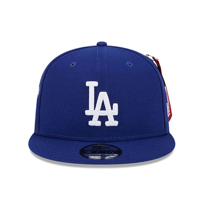 This is a LA Dodgers MLB x Alpha Industries Dark Blue 9FIFTY Snapback Adjustable Cap 2