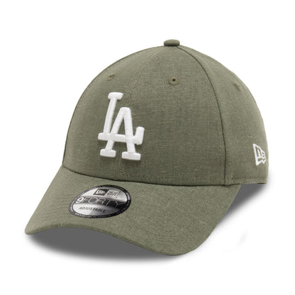 This is a LA Dodgers MLB Linen Green 9FORTY Adjustable Cap 1