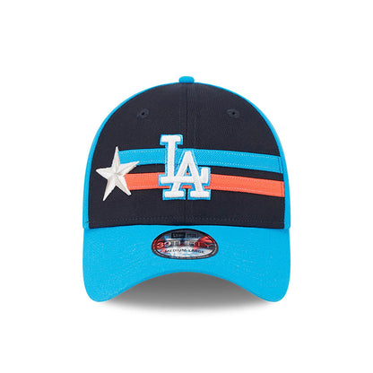 This is a LA Dodgers MLB All Star Game 2024 Blue 39THIRTY Stretch Fit Cap 4