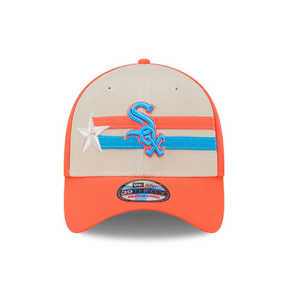 This is a Chicago White Sox MLB All Star Game 2024 Orange 39THIRTY Stretch Fit Cap 4