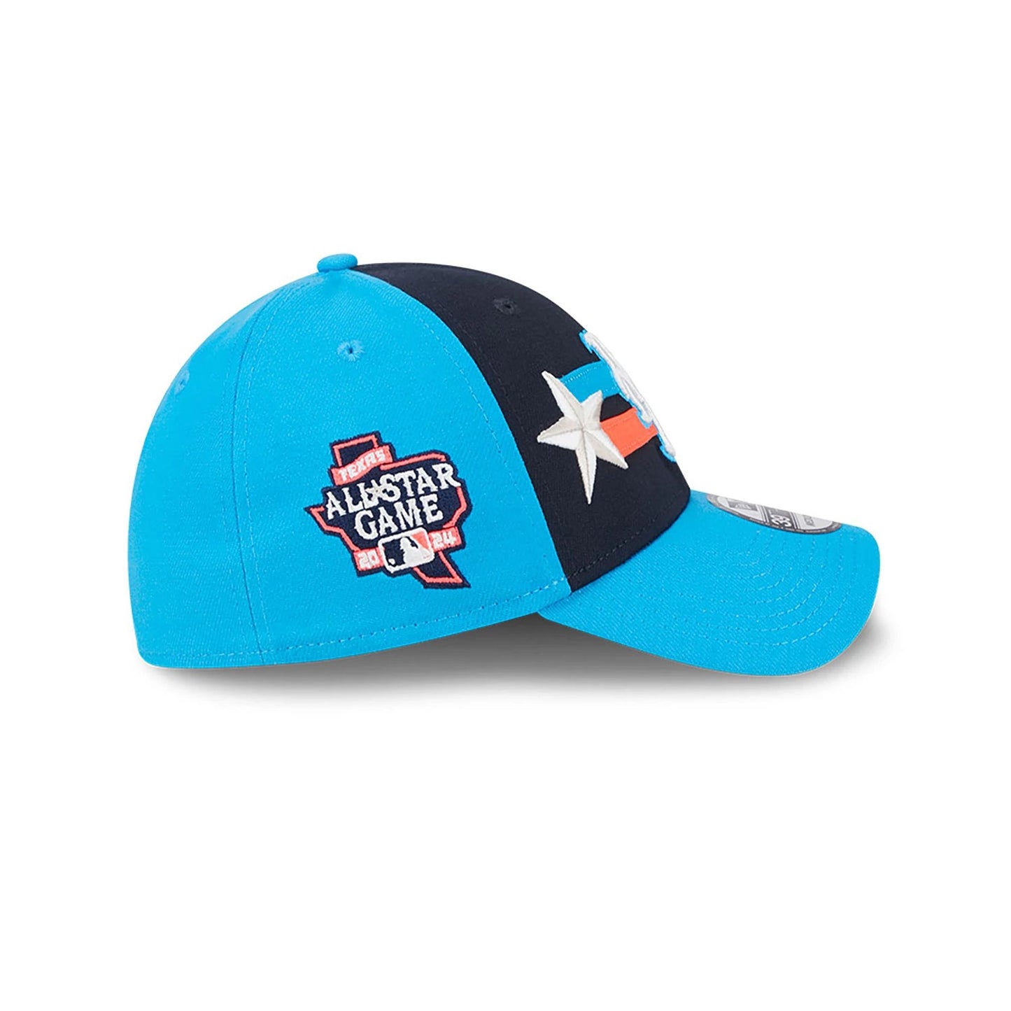 This is a New York Mets MLB All Star Game 2024 Blue 39THIRTY Stretch Fit Cap 6