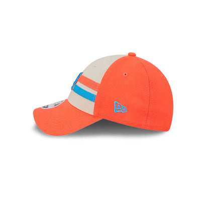 This is a Detroit Tigers MLB All Star Game 2024 Orange 9FORTY Stretch Snap Cap 7