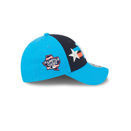 This is a LA Dodgers MLB All Star Game 2024 Blue 9FORTY Stretch Snap Cap 6