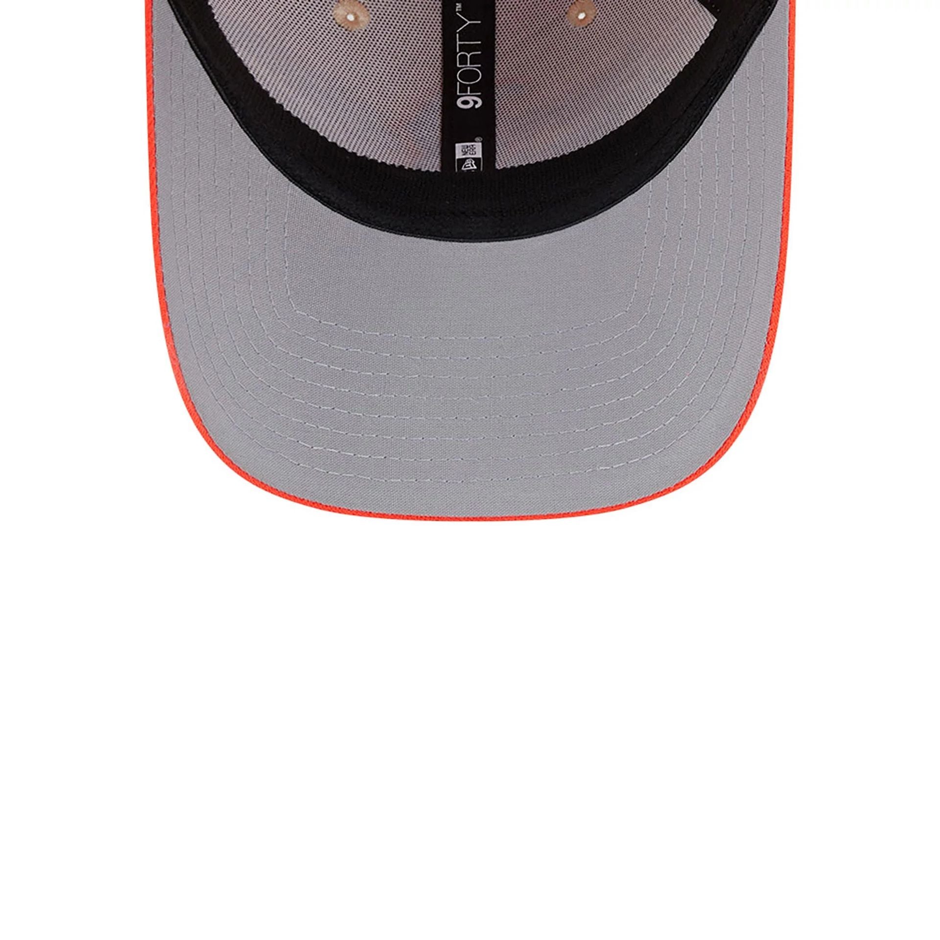 This is a Boston Red Sox MLB All Star Game 2024 Orange 9FORTY Stretch Snap Cap 2