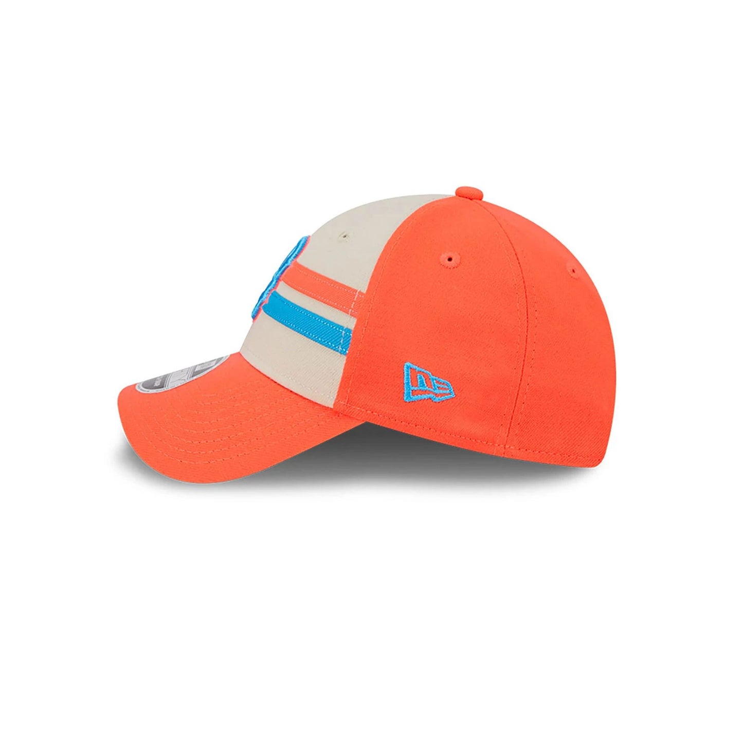 This is a Boston Red Sox MLB All Star Game 2024 Orange 9FORTY Stretch Snap Cap 7