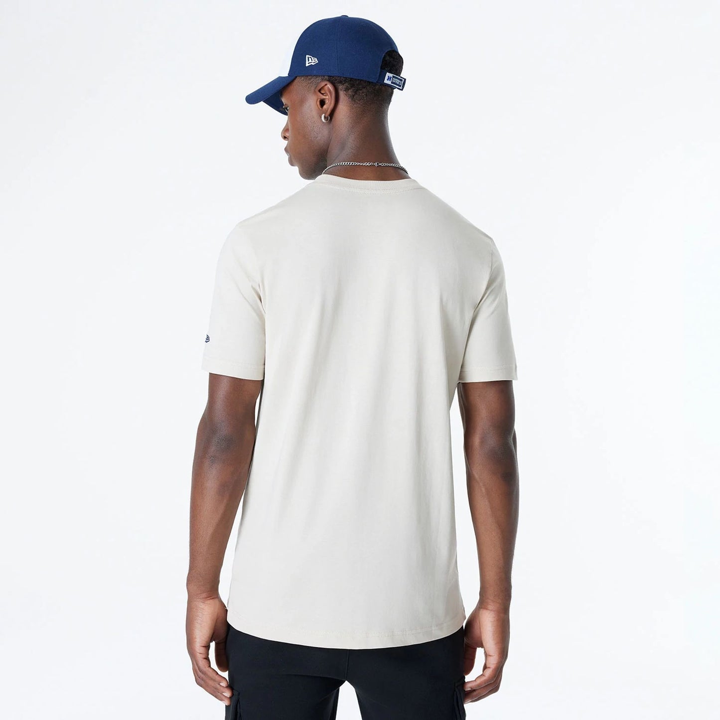 The Male model is wearing Dallas Cowboys NFL 3rd Down Historic Light Beige T-Shirt 2