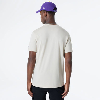 The Male model is wearing Minnesota Vikings NFL 3rd Down Historic Light Beige T-Shirt  2