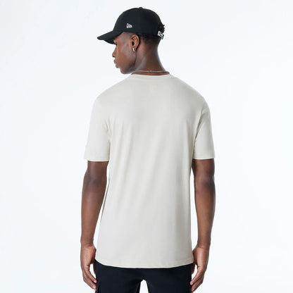 The Male model is wearing Oakland Raiders NFL 3rd Down Historic Light Beige T-Shirt 2