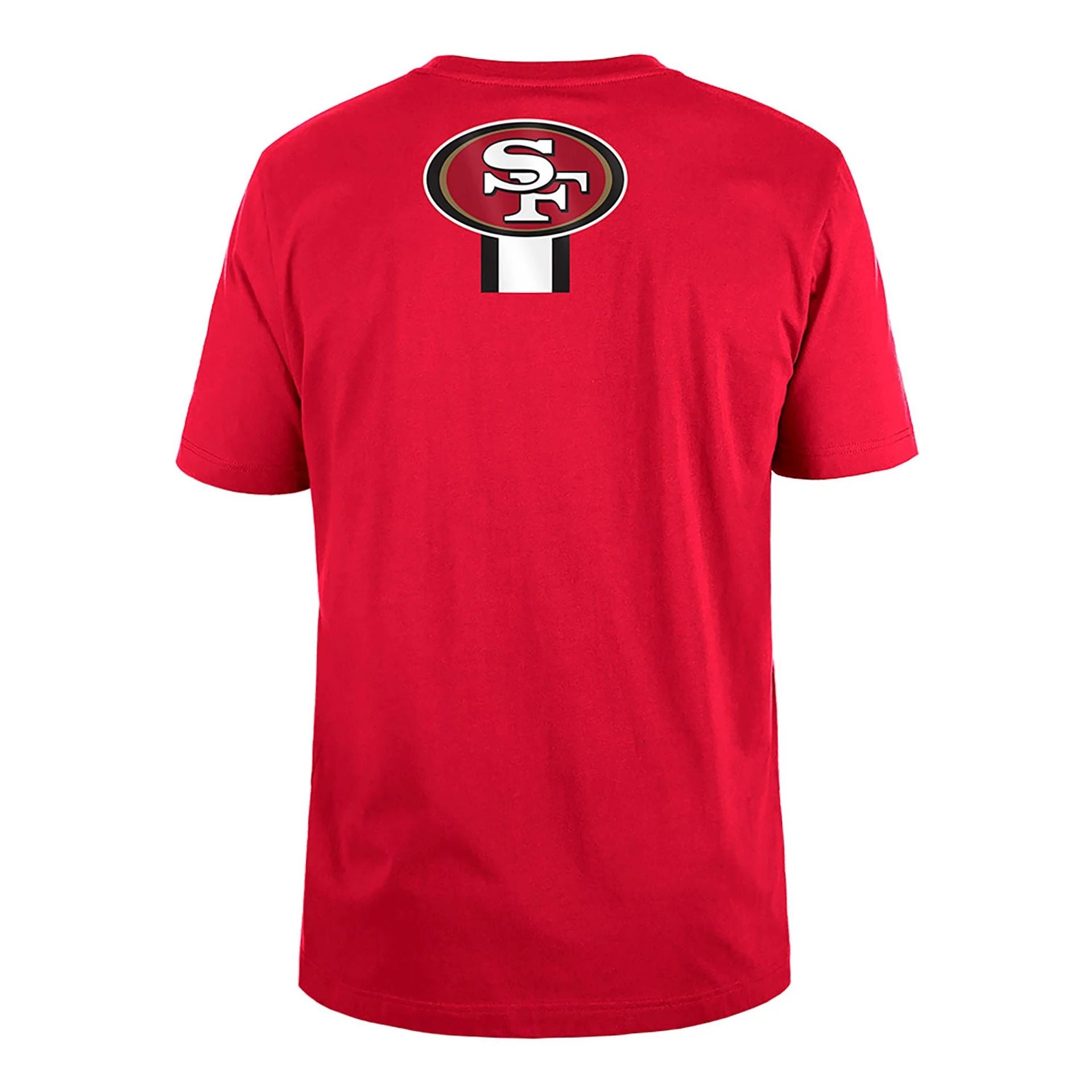 The Male model is wearing San Francisco 49Ers NFL 3rd Down Red T-Shirt  2