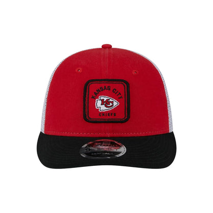 This is a Kansas City Chiefs NFL Patch Red Low Profile 9FIFTY Snapback Cap 3