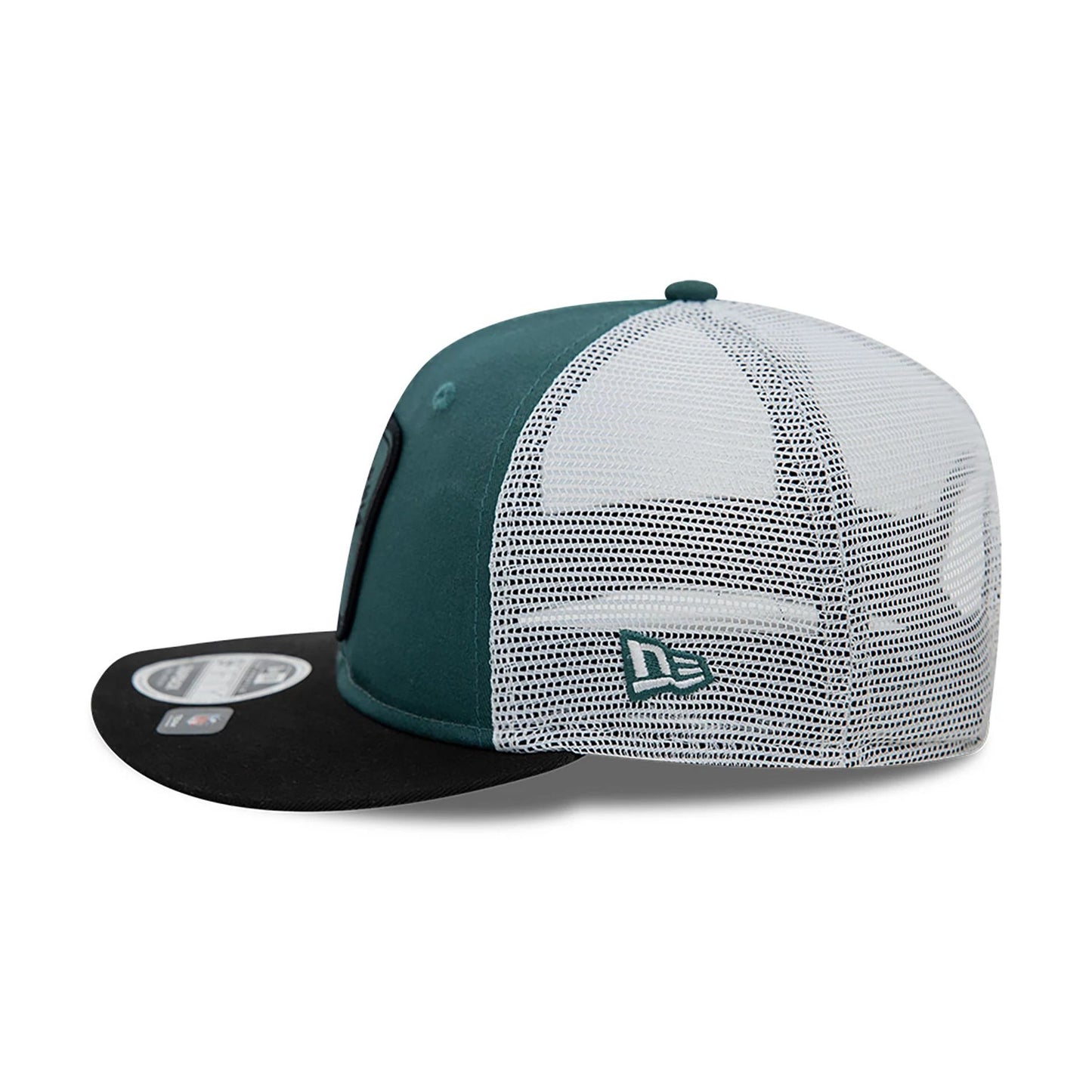 This is a Philadelphia Eagles NFL Patch Dark Green Low Profile 9FIFTY Snapback Cap 6