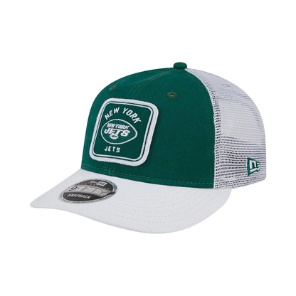 This is a New York Jets NFL Patch Green Low Profile 9FIFTY Snapback Cap 1