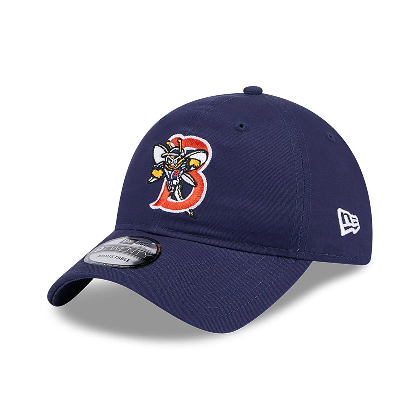 This is a Binghamton Rumble Ponies MiLB Theme Night Navy 9WENTY Adjustable Cap 1