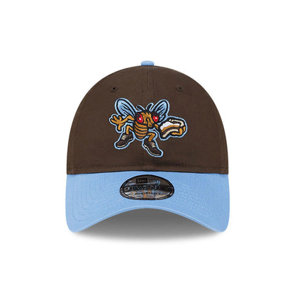 This is a Lehigh Valley IronPigs MiLB Theme Nights Dark Brown 9TWENTY Adjustable Cap 4