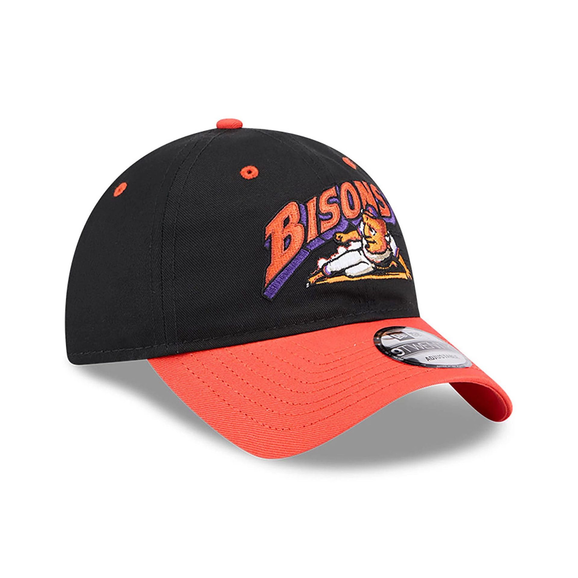 This is a Buffalo Bisons MiLB Theme Night Black 9TWENTY Adjustable Cap 3