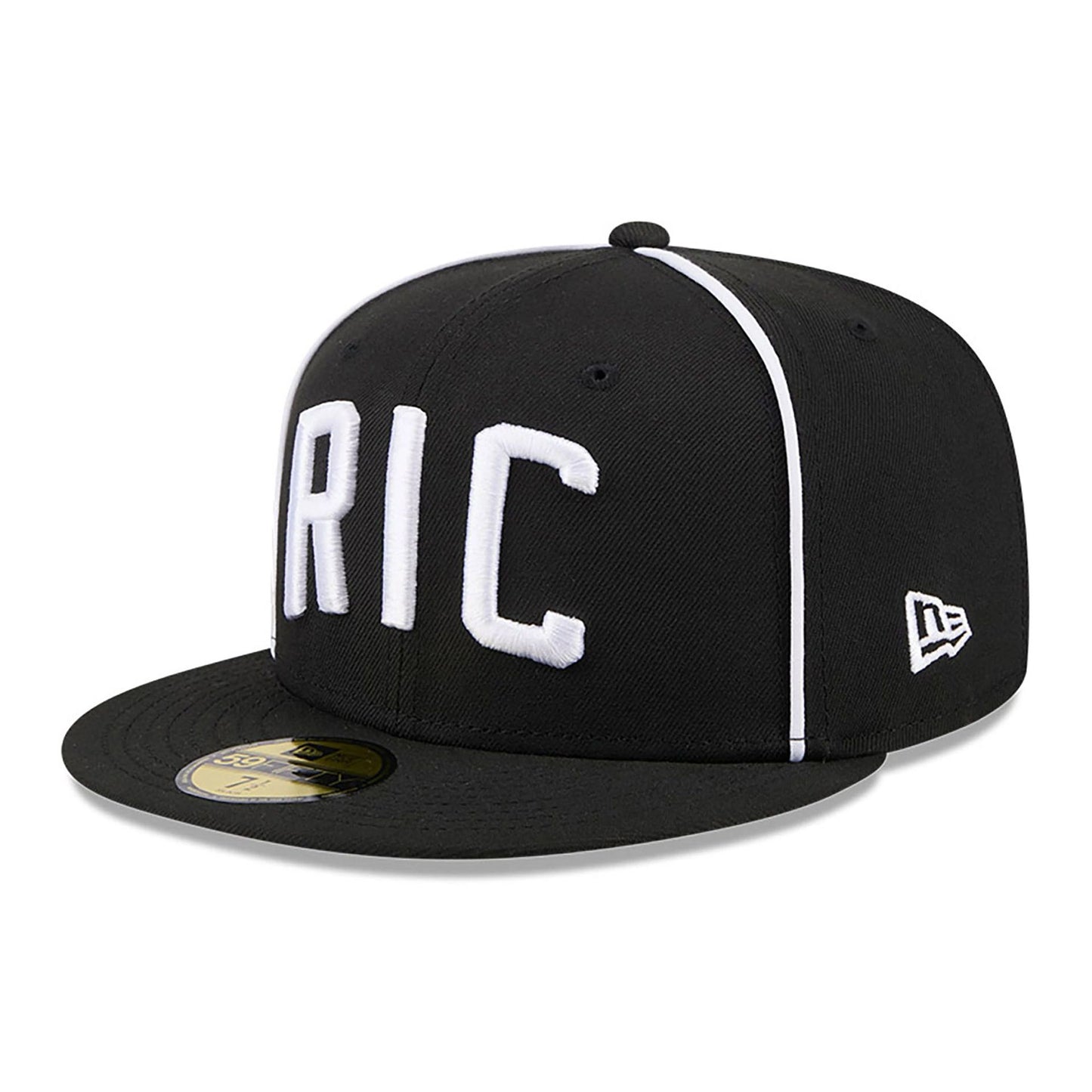 This is a Richmond Flying Squirrels MiLB Theme Night Black 59FIFTY Fitted Cap 1