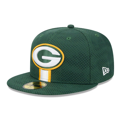 This is a Green Bay Packers NFL Sideline 2024 Dark Green 59FIFTY Fitted Cap 3