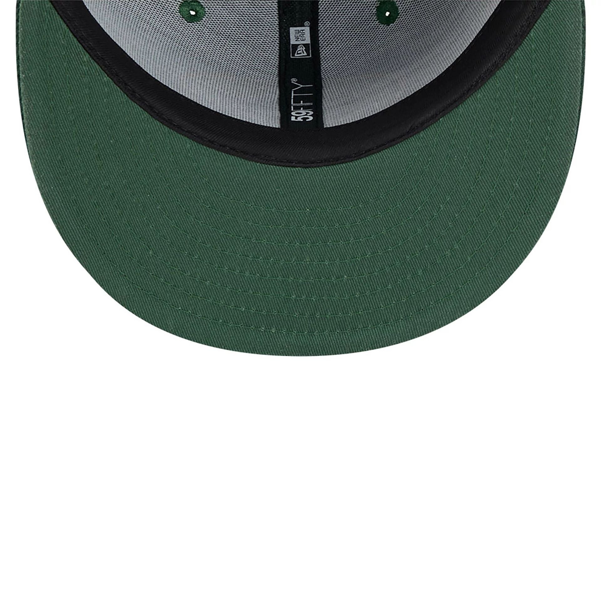 This is a Green Bay Packers NFL Sideline 2024 Dark Green 59FIFTY Fitted Cap 4