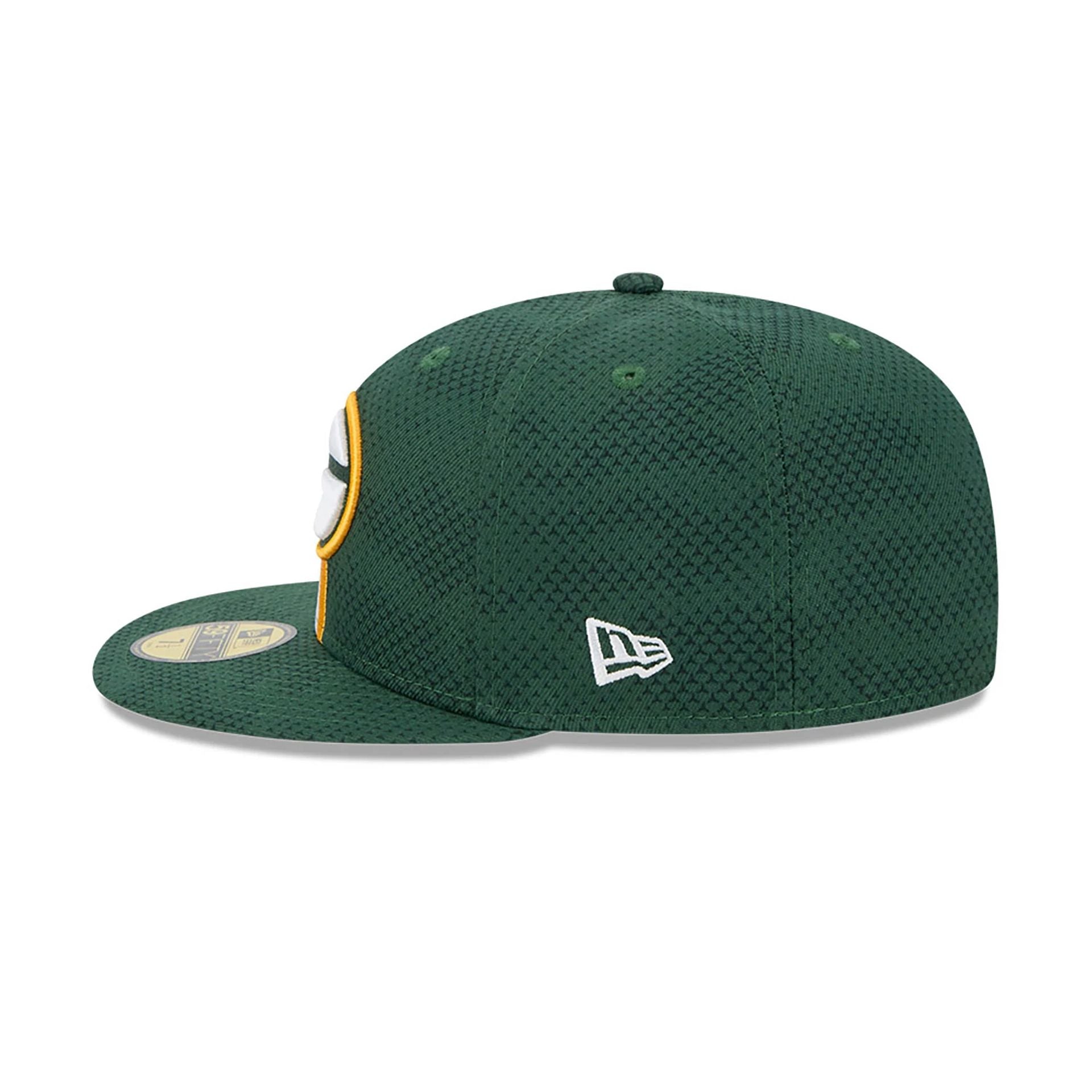 This is a Green Bay Packers NFL Sideline 2024 Dark Green 59FIFTY Fitted Cap 7