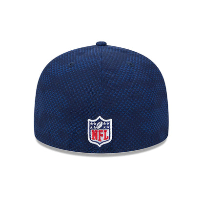 This is a Seattle Seahawks NFL Sideline 2024 Dark Blue 59FIFTY Fitted Cap 5