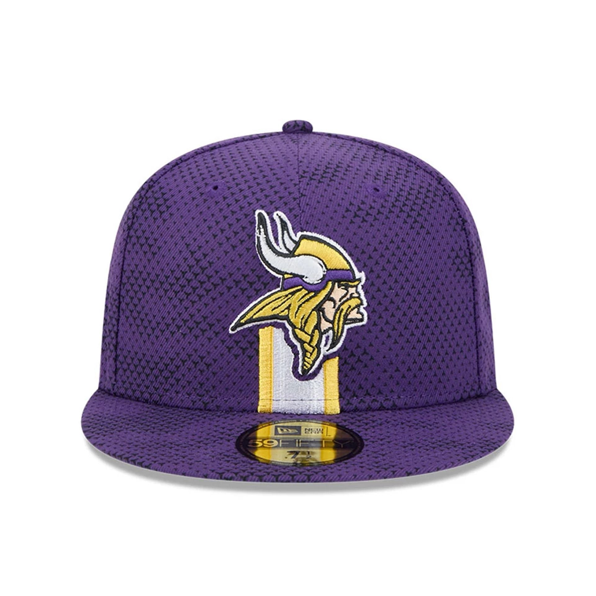 This is a Minnesota Vikings NFL Sideline 2024 Purple 59FIFTY Fitted Cap 2