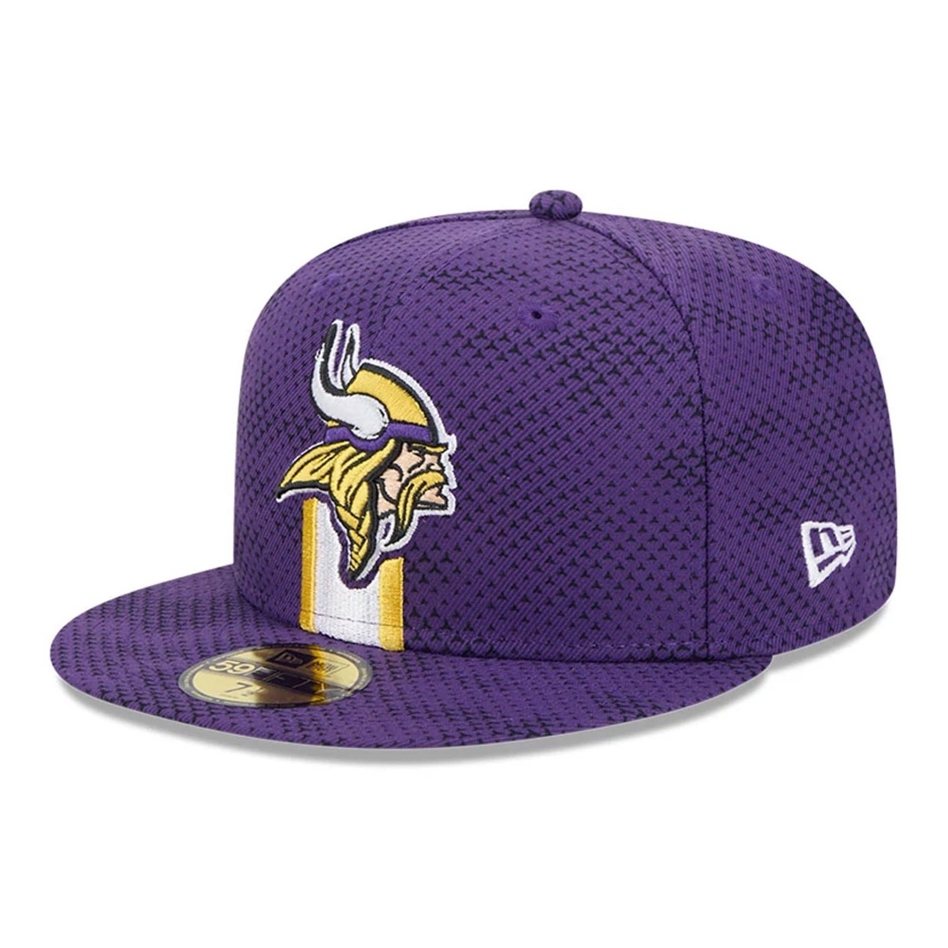 This is a Minnesota Vikings NFL Sideline 2024 Purple 59FIFTY Fitted Cap 3