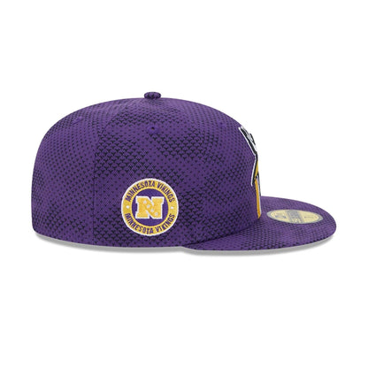 This is a Minnesota Vikings NFL Sideline 2024 Purple 59FIFTY Fitted Cap 6