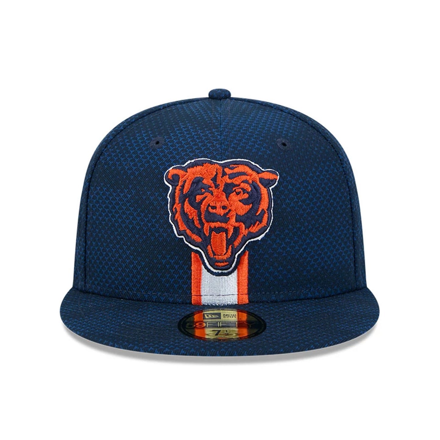 This is a Chicago Bears NFL Sideline 2024 Navy 59FIFTY Fitted Cap 3