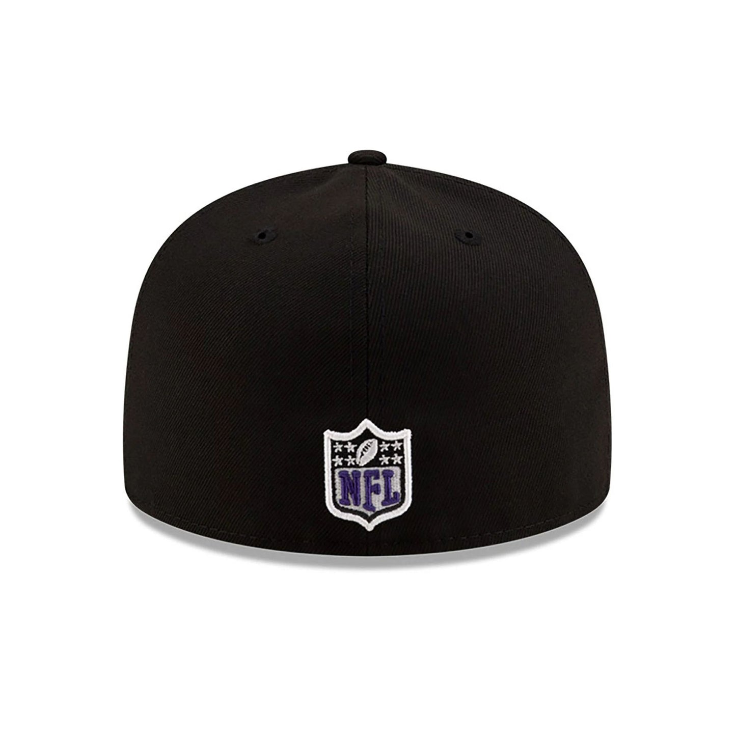 This is a Baltimore Ravens NFL Sideline 2024 Black 59FIFTY Fitted Cap 5