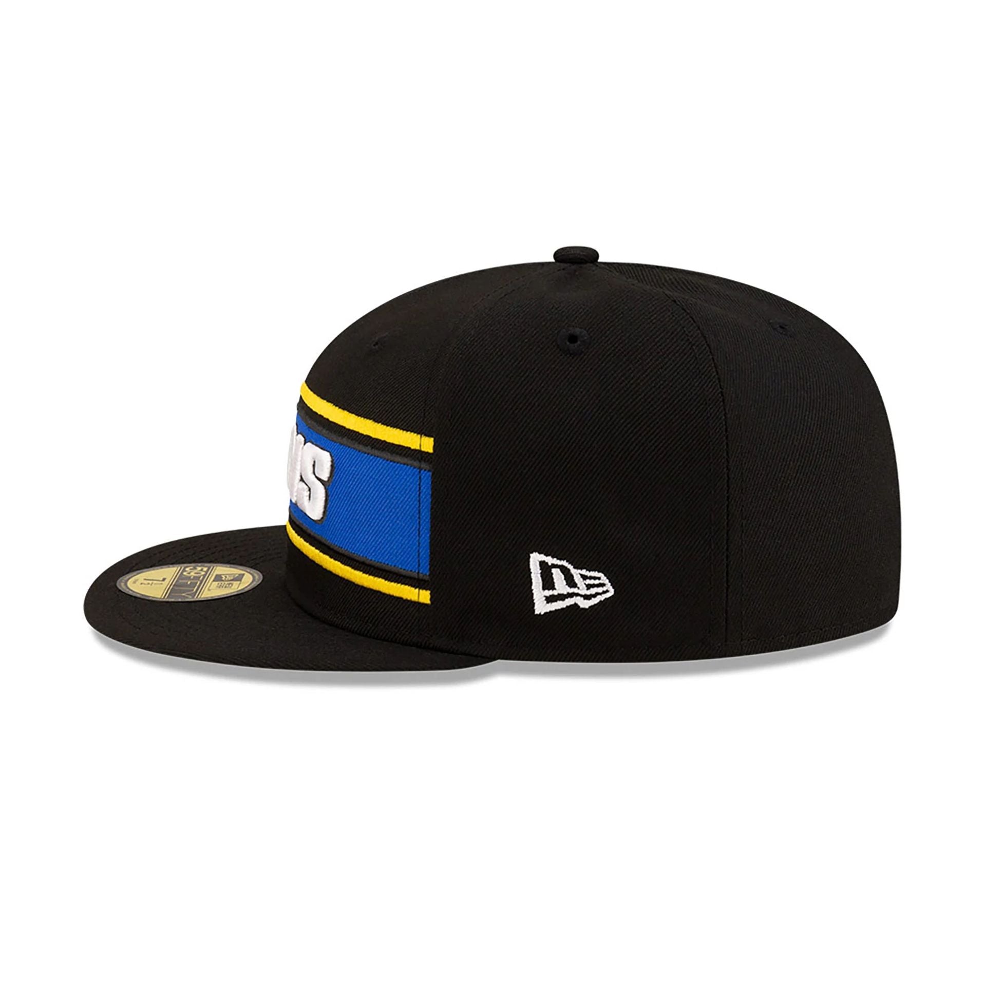 This is a LA Rams NFL Sideline 2024 Black 59FIFTY Fitted Cap 7