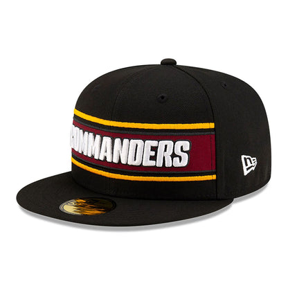 This is a Washington Commanders NFL Sideline 2024 Black 59FIFTY Fitted Cap 4