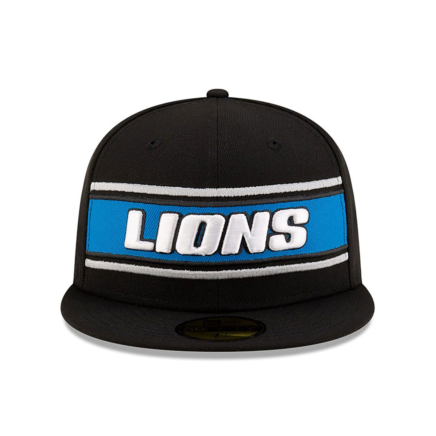 This is a Detroit Lions NFL Sideline 2024 Black 59FIFTY Fitted Cap 3