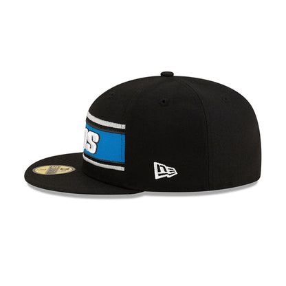 This is a Detroit Lions NFL Sideline 2024 Black 59FIFTY Fitted Cap 7