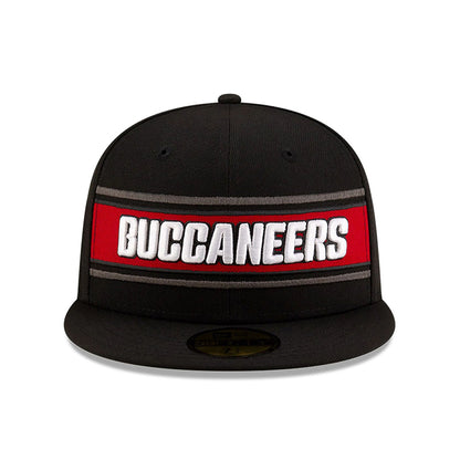 This is a Tampa Bay Buccaneers NFL Sideline 2024 Black 59FIFTY Fitted Cap 3