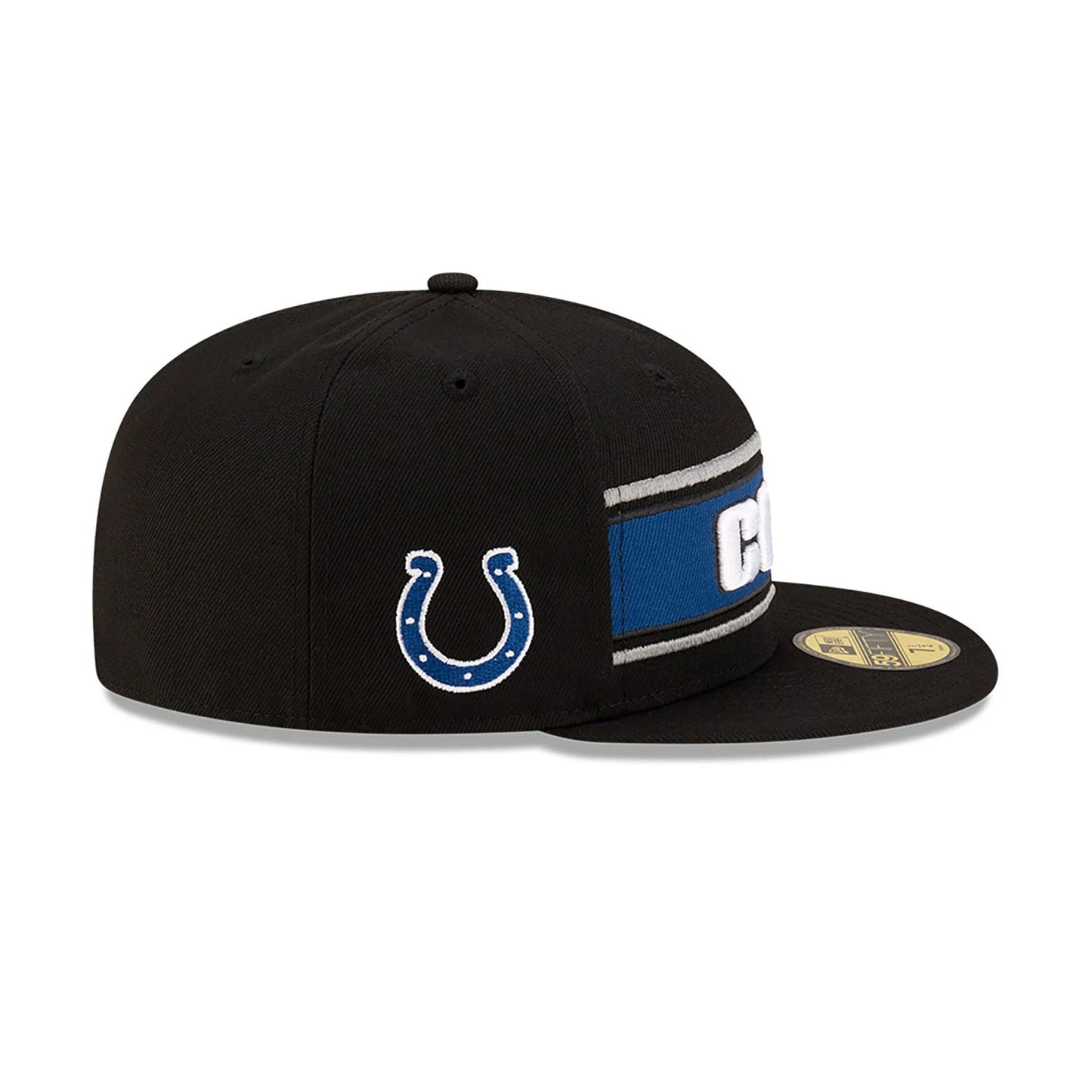 This is a Indianapolis Colts NFL Sideline 2024 Black 59FIFTY Fitted Cap 5