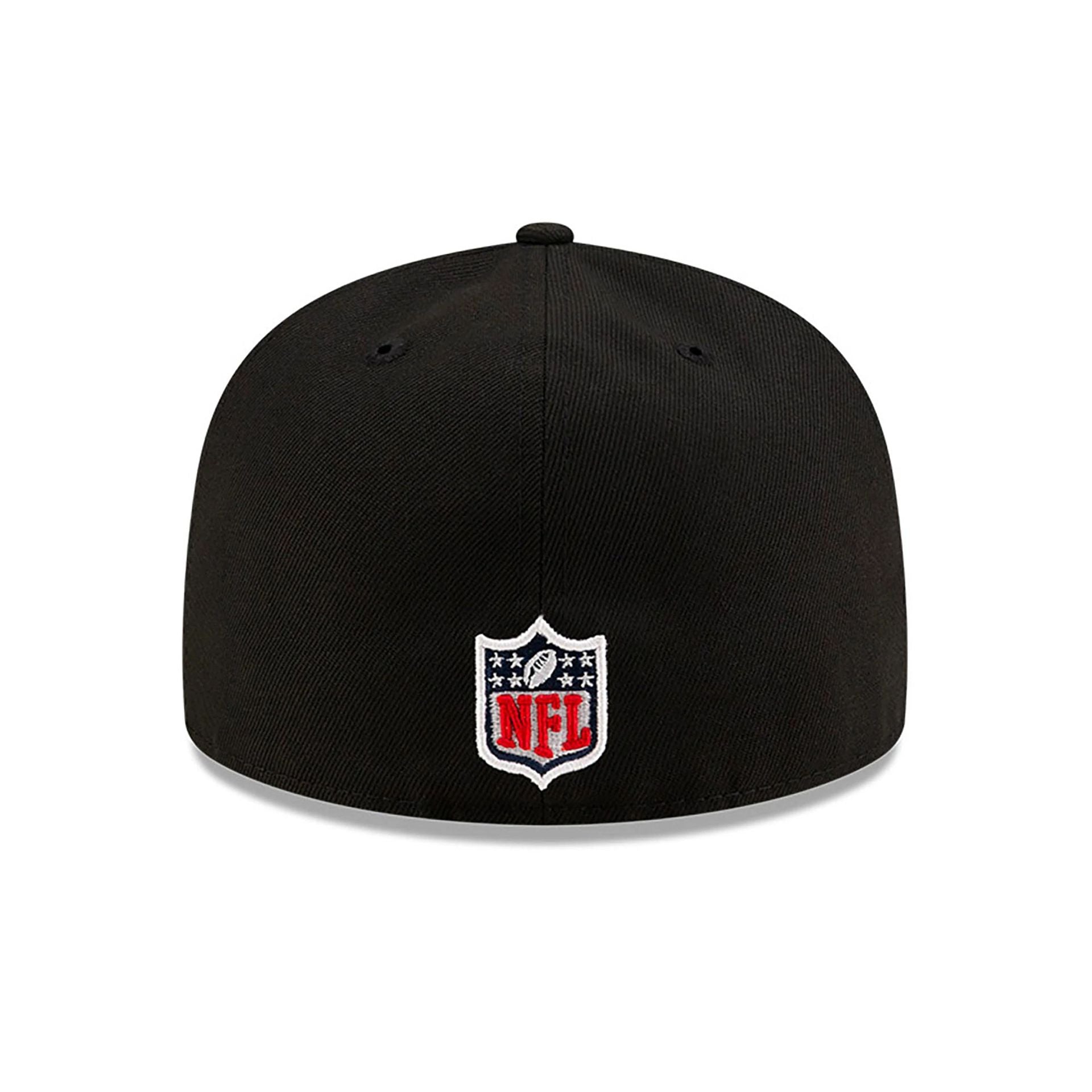 This is a New England Patriots NFL Sideline 2024 Black 59FIFTY Fitted Cap 5