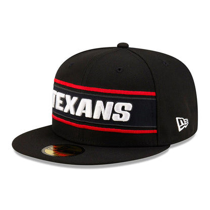 This is a Houston Texans NFL Sideline 2024 Black 59FIFTY Fitted Cap 4