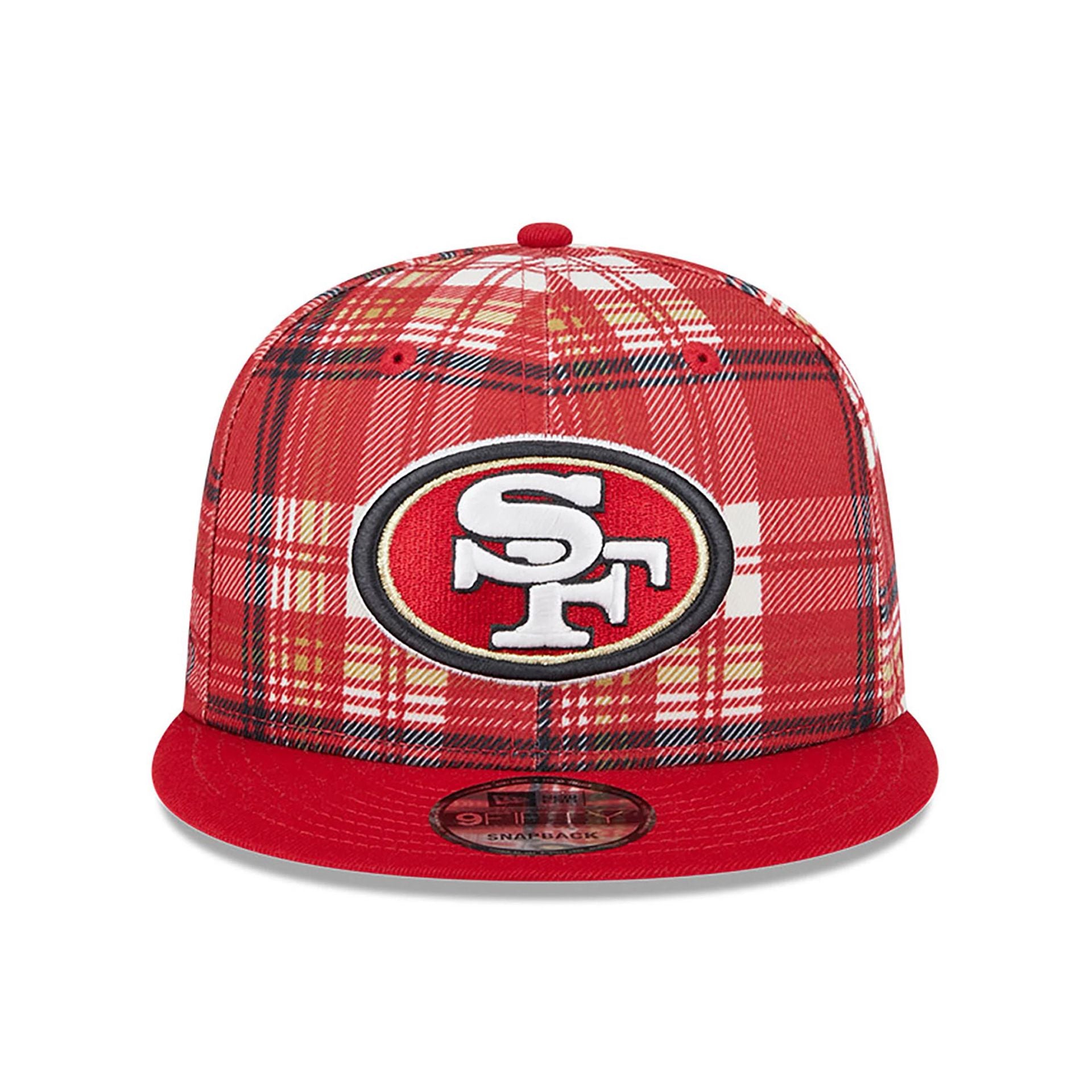 This is a San Francisco 49ers NFL Sideline 2024 Black 9FIFTY Snapback Adjustable Cap 3