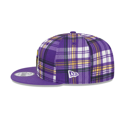 This is a Minnesota Vikings NFL Sideline 2024 Purple 9FIFTY Snapback Cap 7