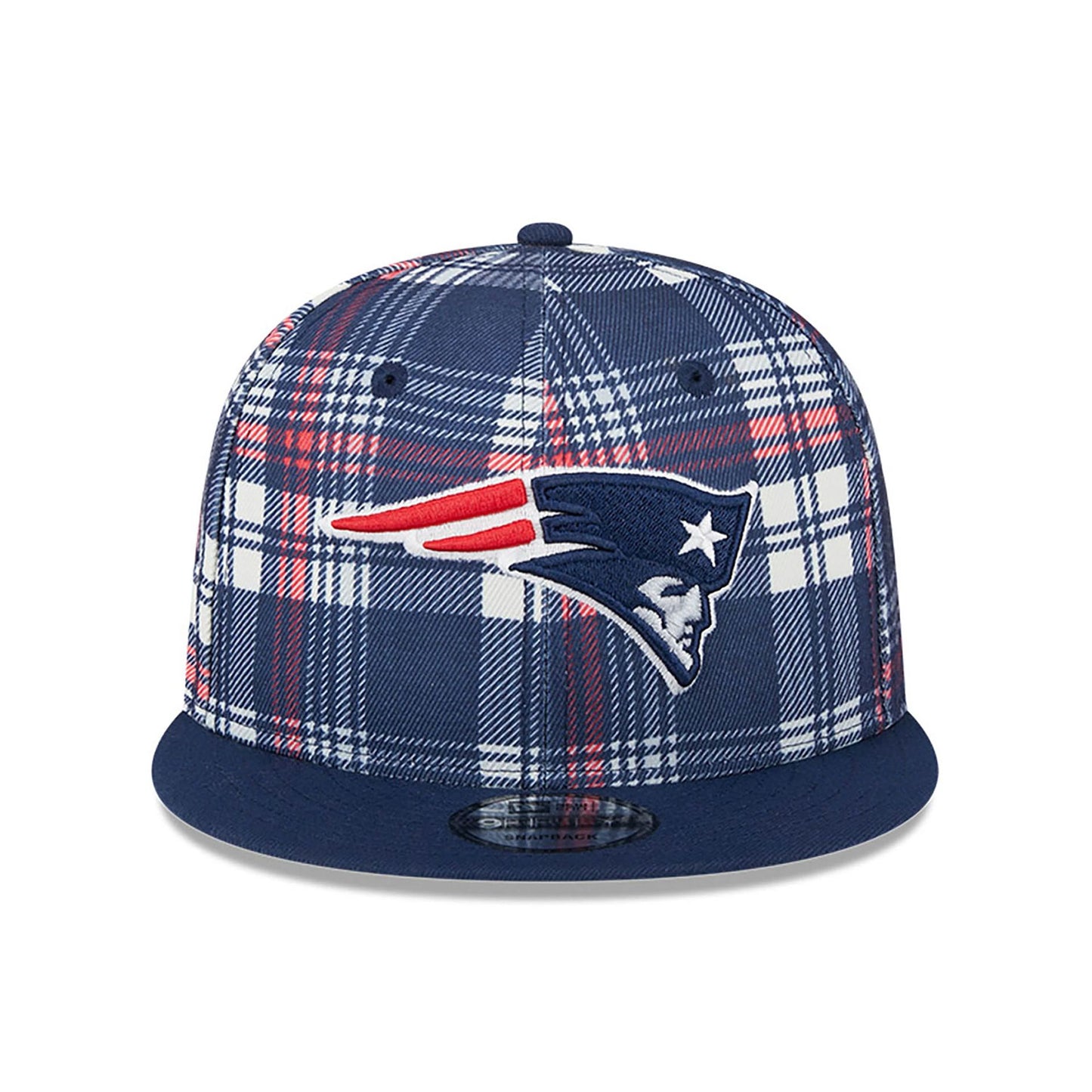 This is a New England Patriots NFL Sideline 2024 Dark Blue 9FIFTY Snapback Cap 3