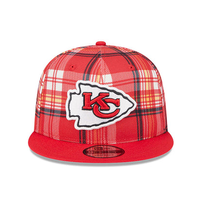 This is a Kansas City Chiefs NFL Sideline 2024 Red 9FIFTY Snapback Cap 3