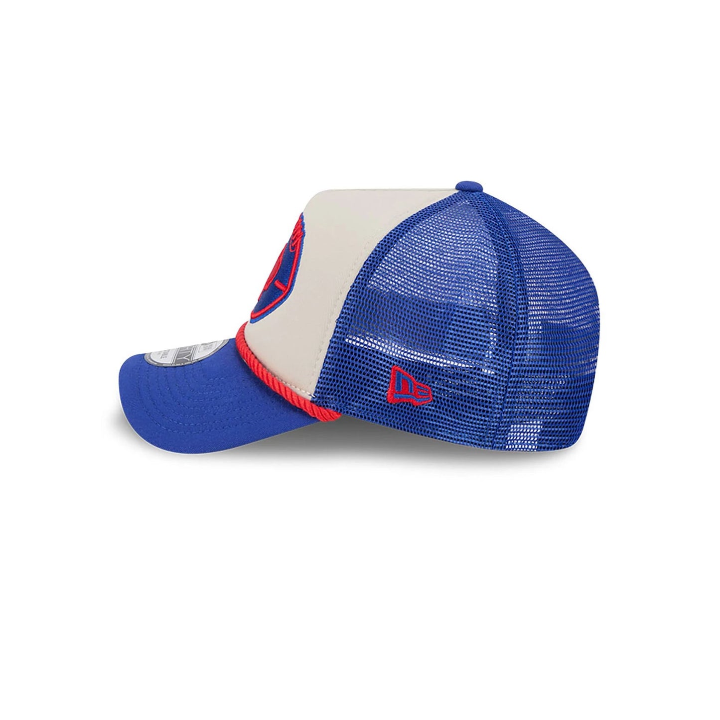 This is a Buffalo Bills NFL Sideline 2024 Historic Blue 9FORTY A-Frame Adjustable Cap 7