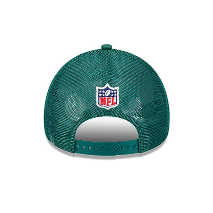 This is a New York Jets NFL Sideline Historic Green 9FORTY A-Frame Adjustable Cap 5