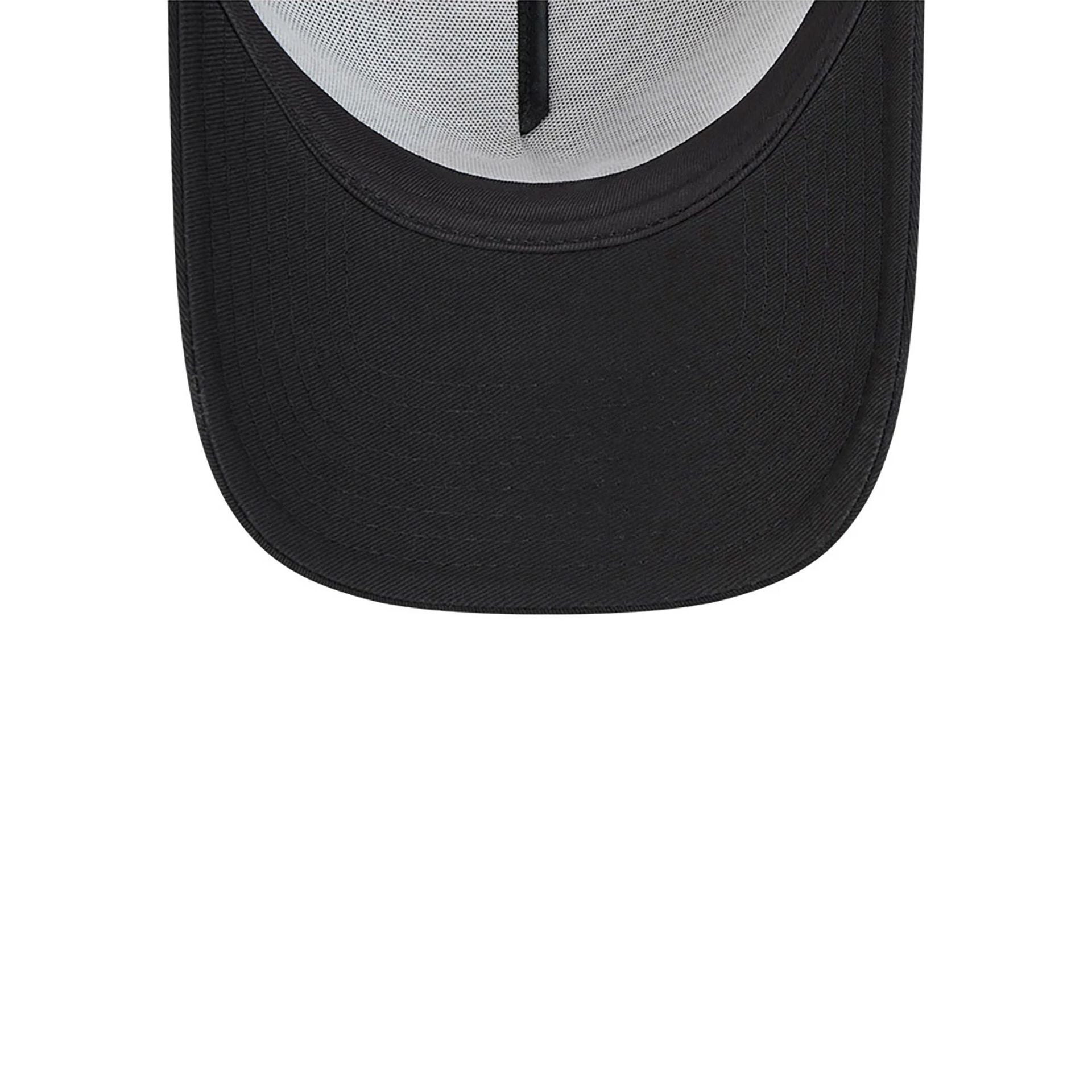 This is a Oakland Raiders NFL Sideline 2024 Historic Grey 9FORTY A-Frame Adjustable Cap 4