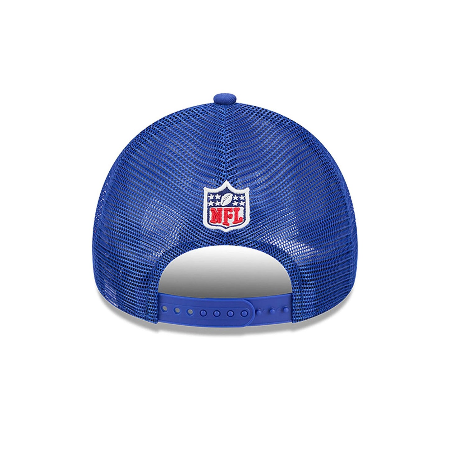 This is a New England Patriots NFL Sideline 2024 Historic Blue 9FORTY A-Frame Adjustable Cap 5