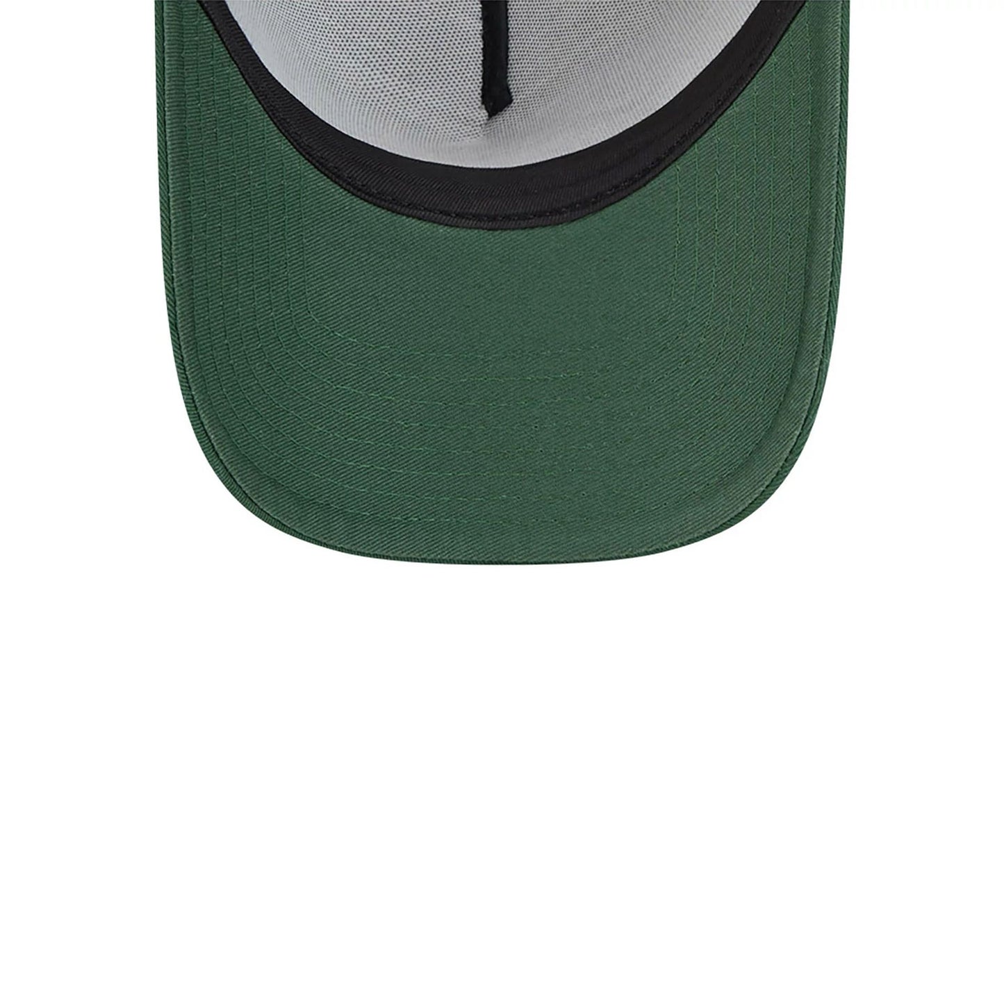 This is a Green Bay Packers NFL Sideline 2024 Historic Dark Green 9FORTY A-Frame Adjustable Cap 4