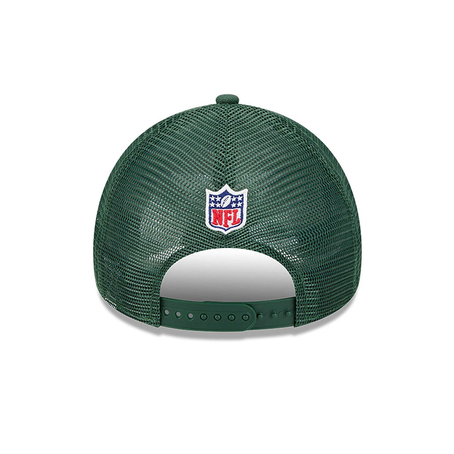 This is a Green Bay Packers NFL Sideline 2024 Historic Dark Green 9FORTY A-Frame Adjustable Cap 5