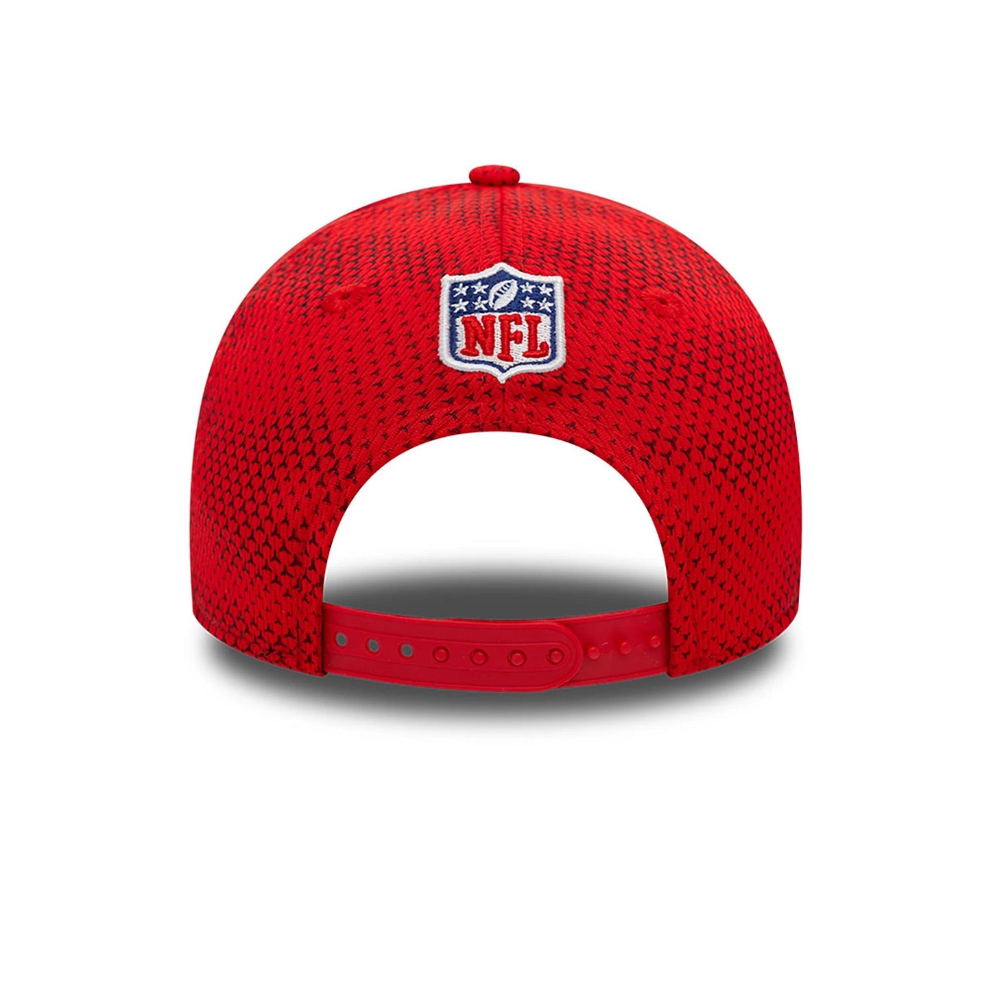 This is a Kansas City Chiefs Youth NFL Sideline 2024 Red 9FORTY Stretch Snap Cap 4